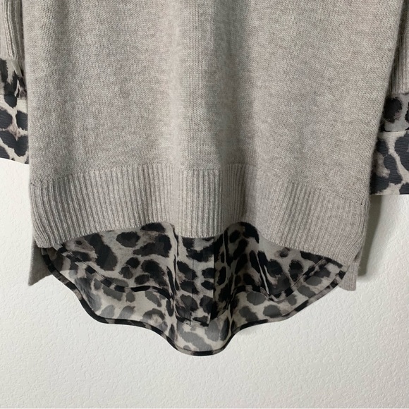 Brochu Walker Womens the printed layered long sleeve looker dress M - Picture 4 of 10